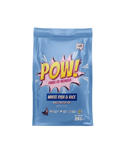 POW! Dog Adult White Fish & Rice - Handla på Gaston