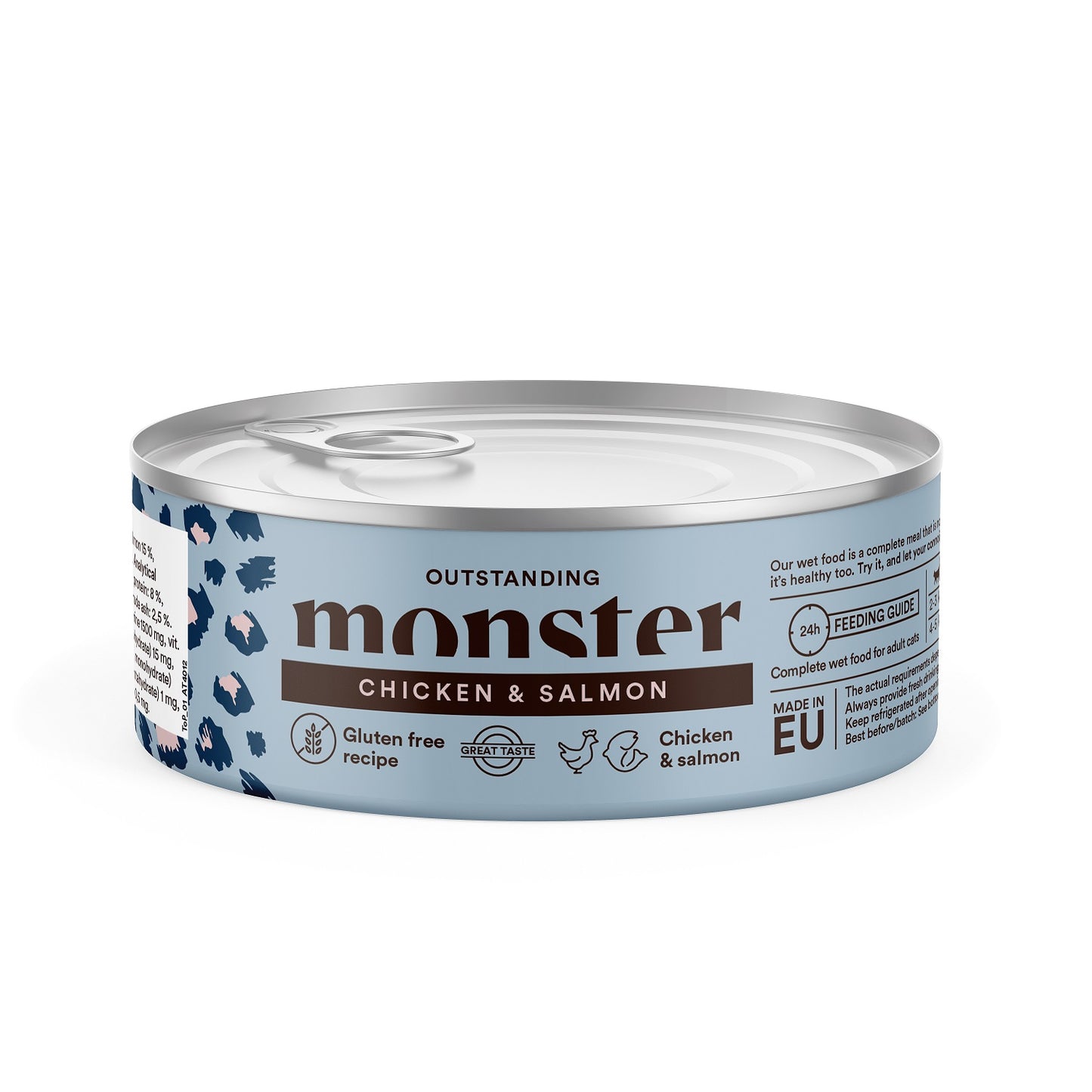 Monster Cat Adult Multi Chicken/Salmon Can - Handla på Gaston