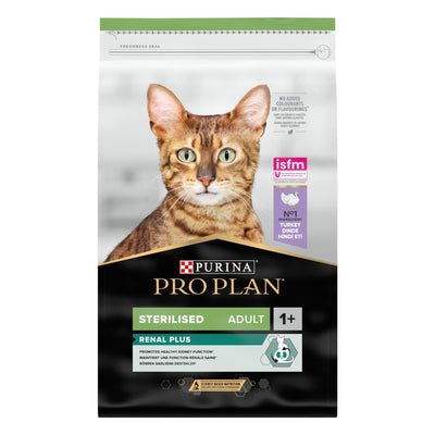 Purina Pro Plan Cat Sterilised with Renal Kalkon - Handla på Gaston