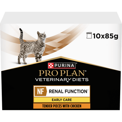 PURINA PRO PLAN VET DIETS NF Early Renal Function våtfoder katt 10x85g - Handla på Gaston