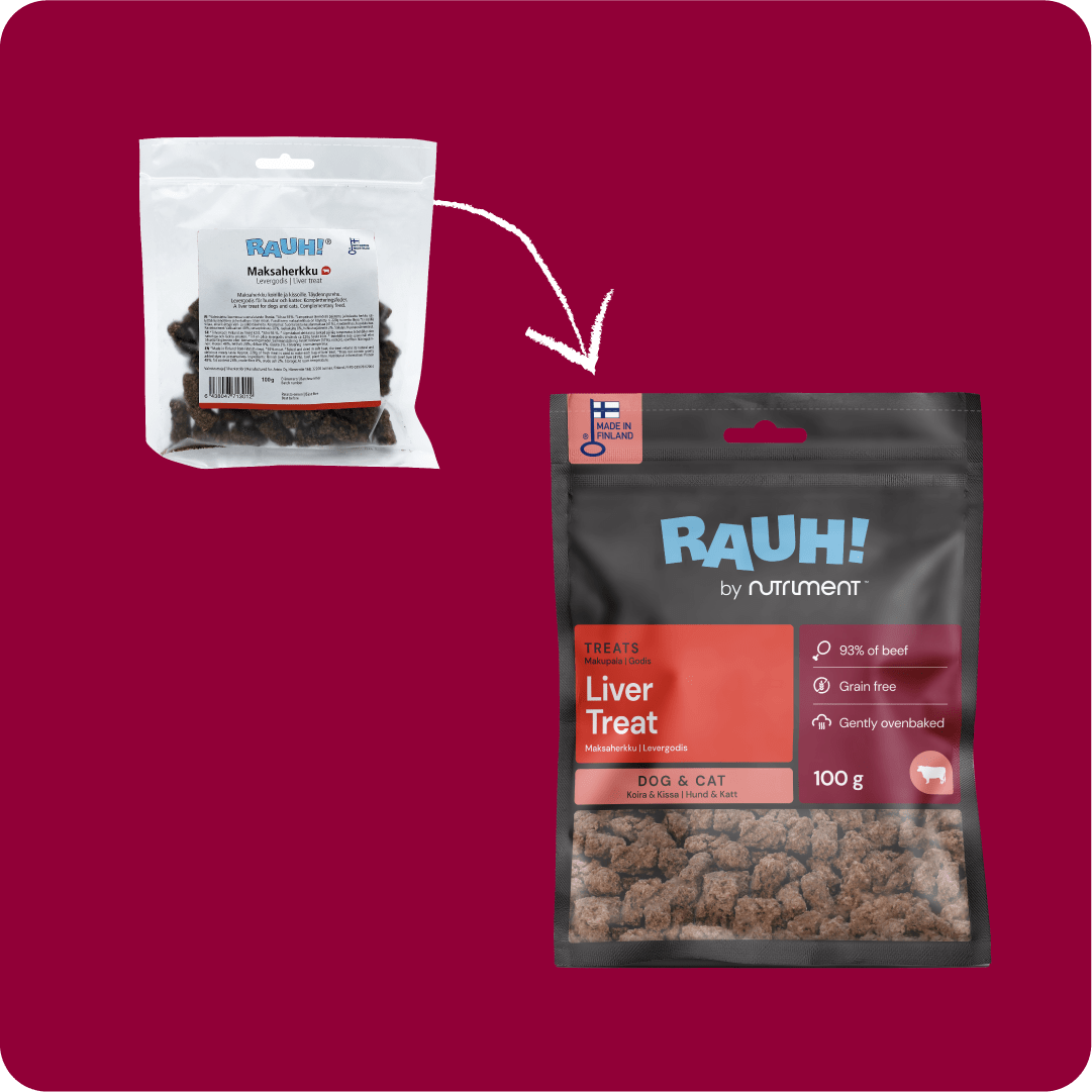RAUH! Godis Liver Treat - Handla på Gaston