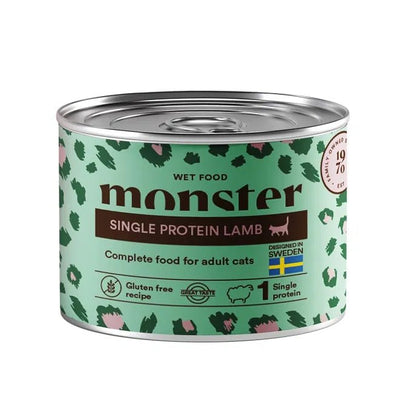 Monster Cat Adult Single Protein Lamb Can - Handla på Gaston