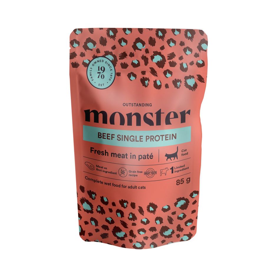 Monster Cat Pouches Multipack - Handla på Gaston