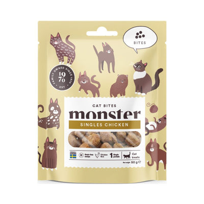 Monster Cat Soft Treats Bites Chicken - Handla på Gaston