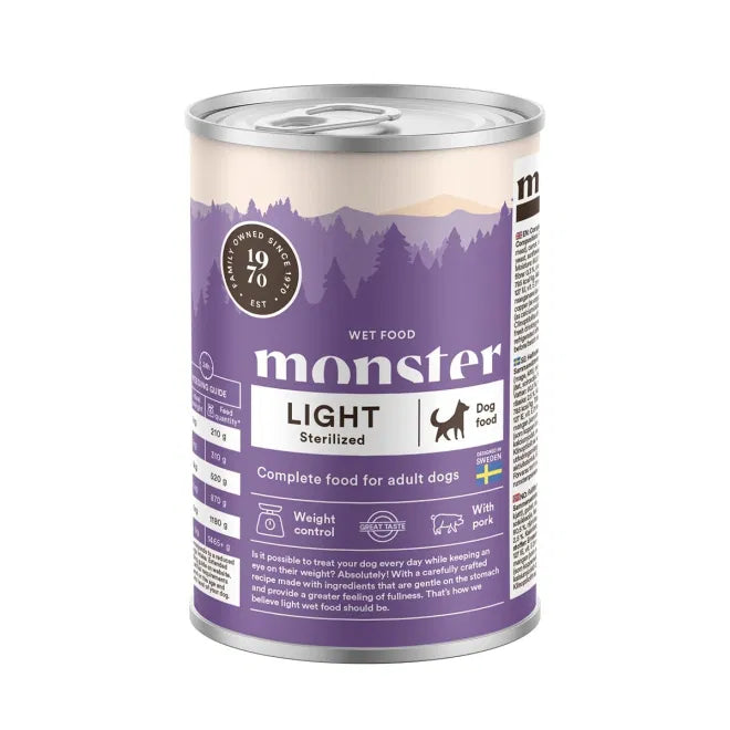 Monster Dog Adult Light Sterilized Can