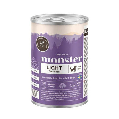 Monster Dog Adult Light Sterilized Can - Handla på Gaston