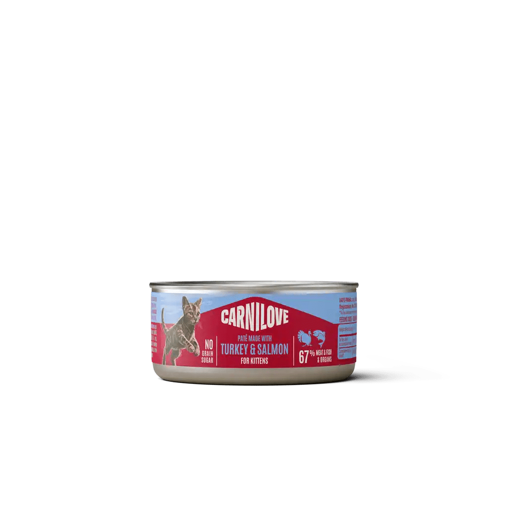 Carnilove Cat Can Paté Turkey & Salmon for Kittens - Handla på Gaston