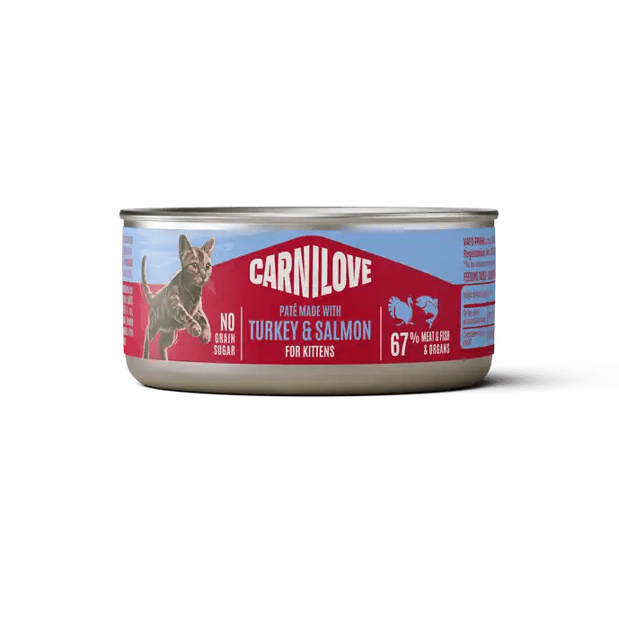 Carnilove Cat Can Paté Turkey & Salmon for Kittens - Handla på Gaston