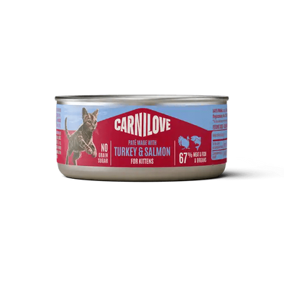 Carnilove Cat Can Paté Turkey & Salmon for Kittens - Handla på Gaston
