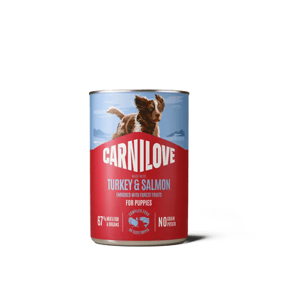 Carnilove Dog Can Paté Salmon & Turkey for Puppies - Handla på Gaston