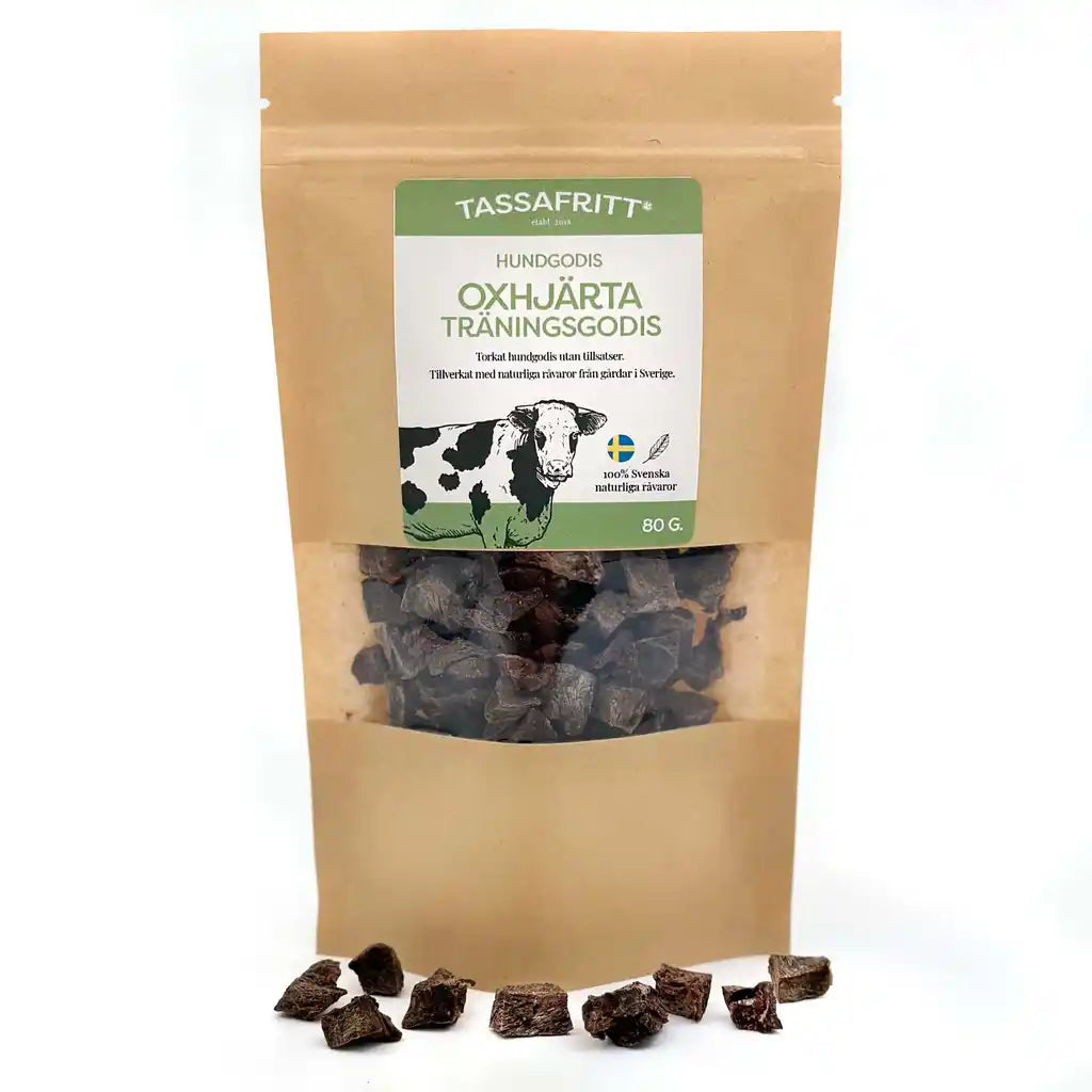 TassaFritt Oxhjärta träningsgodis 80 gram