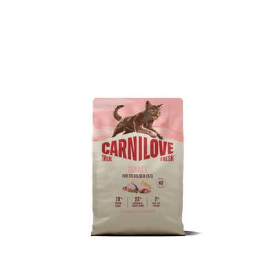 Carnilove True Fresh Cat Dry Turkey for Sterilised Adult All Breeds - Handla på Gaston