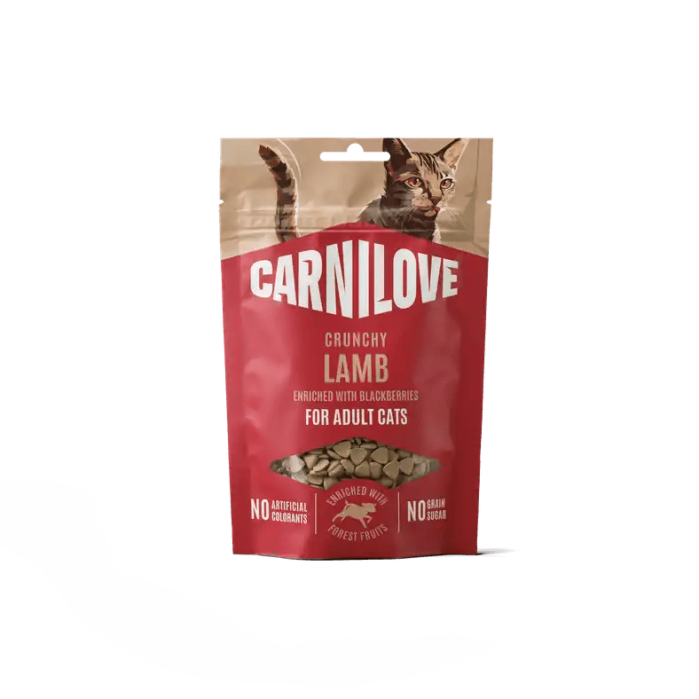 Carnilove Cat Crunchy Snack Lamb enriched with Blackberries - Handla på Gaston