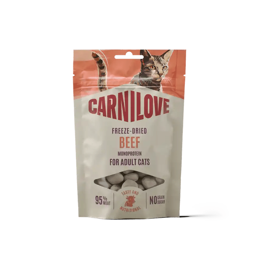 Carnilove Cat Freeze Dried Beef - Handla på Gaston