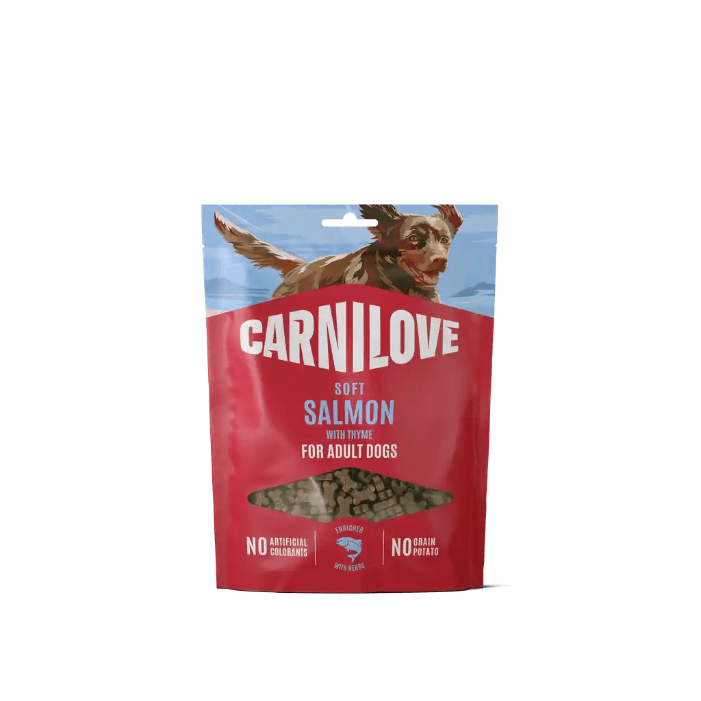 Carnilove Dog Soft Snack Salmon with Thyme small bite - Handla på Gaston