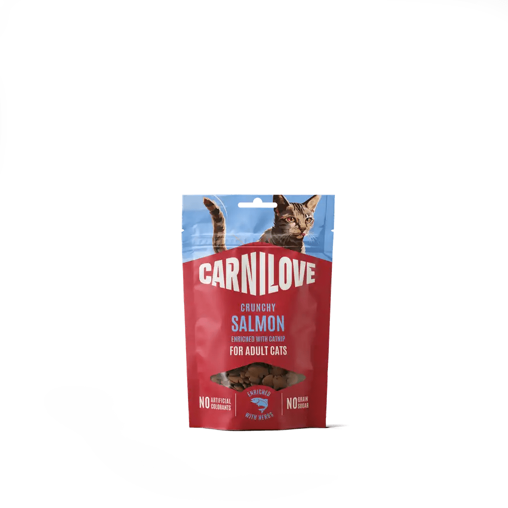 Carnilove Cat Crunchy Snack Salmon enriched with Catnip - Handla på Gaston
