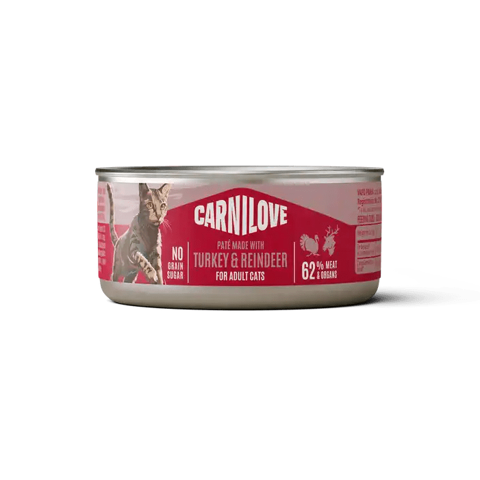 Carnilove Cat Can Paté Turkey & Reindeer - Handla på Gaston