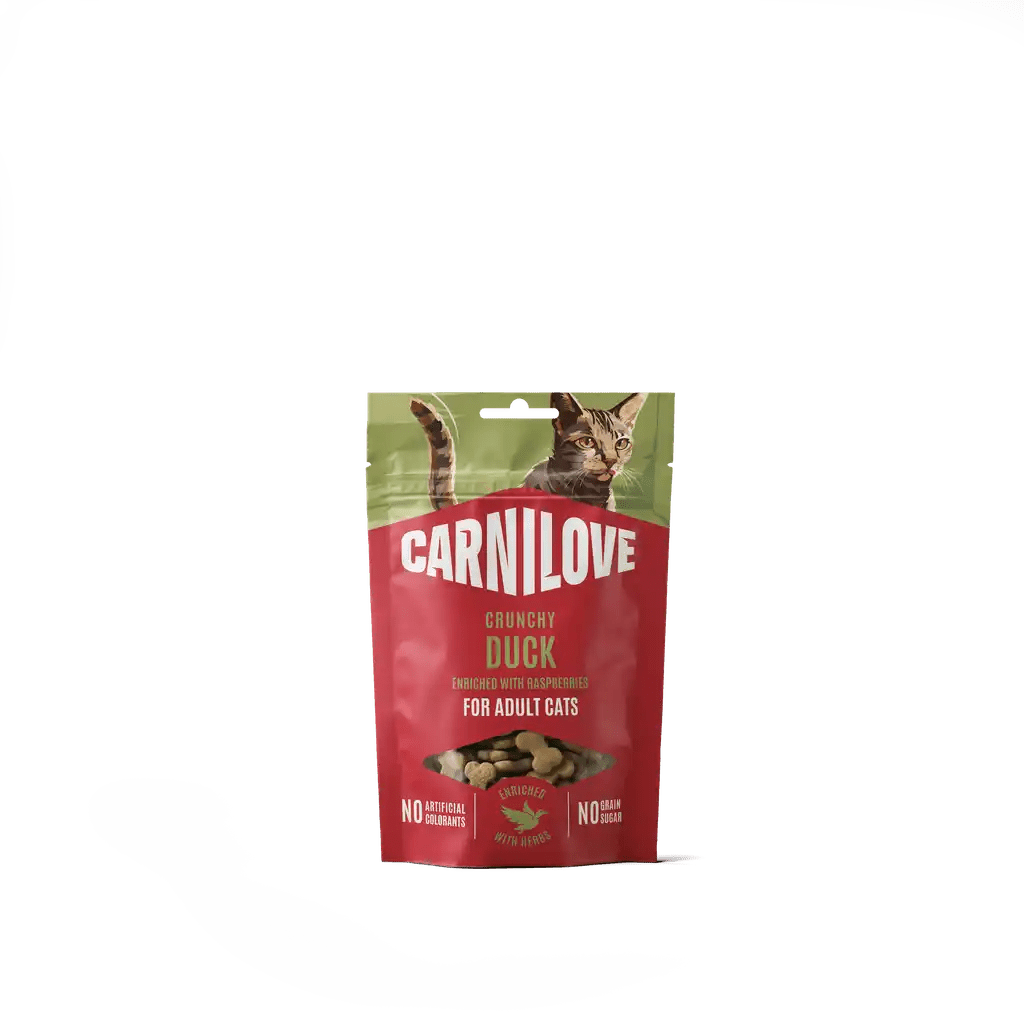 Carnilove Cat Crunchy Snack Duck Enriched with Raspberries - Handla på Gaston