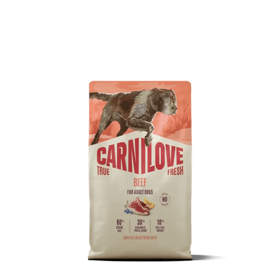 Carnilove True Fresh Dog Dry Beef for Adult All Breeds - Handla på Gaston