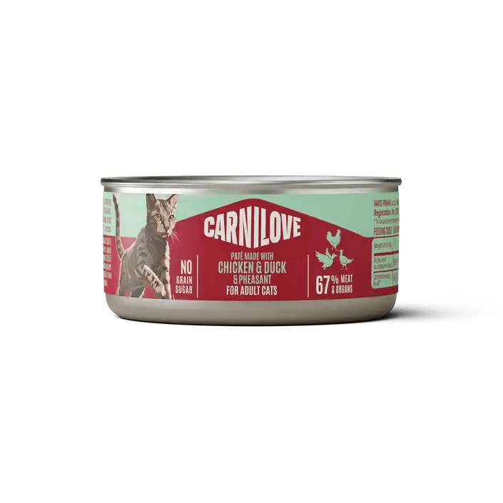 Carnilove Cat Can Paté Chicken, Duck & Pheasant - Handla på Gaston