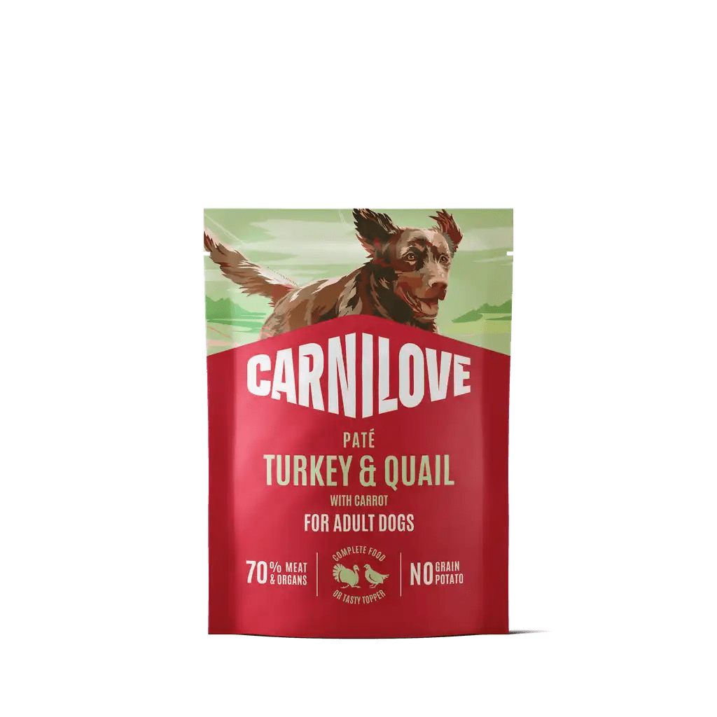 Carnilove Dog Pouch Paté Turkey & Quial with Yellow Carrot - Handla på Gaston