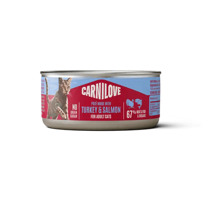 Carnilove Cat Can Paté Turkey & Salmon - Handla på Gaston