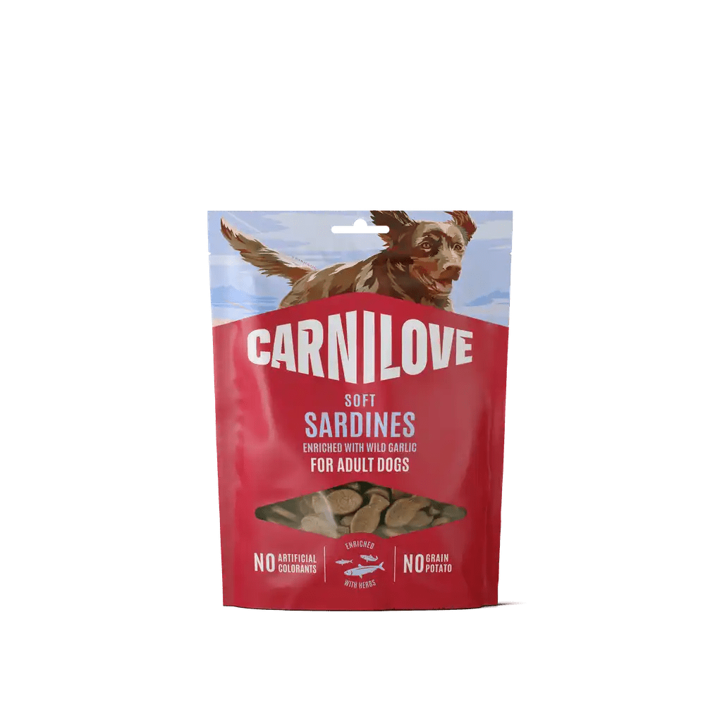 Carnilove Dog Soft snack Sardines enriched with Wild garlic - Handla på Gaston