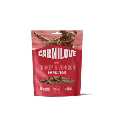 Carnilove Dog Jerky Turkey with Venison - Handla på Gaston