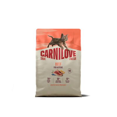 Carnilove True Fresh Cat Dry Beef for Kittens - Handla på Gaston
