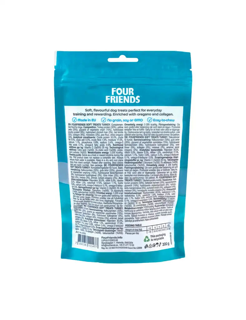 FourFriends Soft Treats Turkey