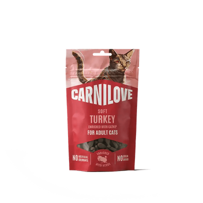 Carnilove Cat Soft Snack Turkey enriched with Catnip - Handla på Gaston