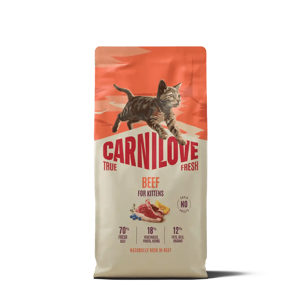 Carnilove True Fresh Cat Dry Beef for Kittens - Handla på Gaston