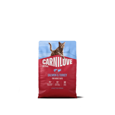 Carnilove Active Cat Dry Salmon & Turkey for Adult All Breeds - Handla på Gaston