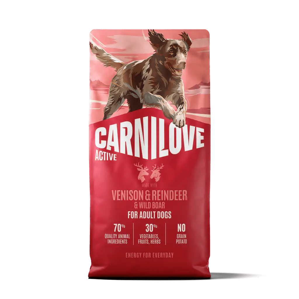 Carnilove Active Dog Dry Venison & Reindeer & Wild Boar for Active Adults - Handla på Gaston