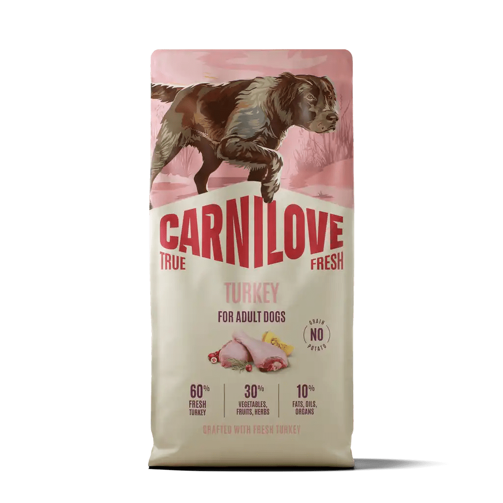 Carnilove True Fresh Dog Dry Turkey for Adult All Breeds - Handla på Gaston