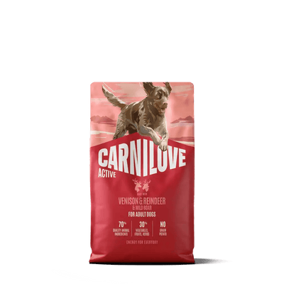 Carnilove Active Dog Dry Venison & Reindeer & Wild Boar for Active Adults - Handla på Gaston