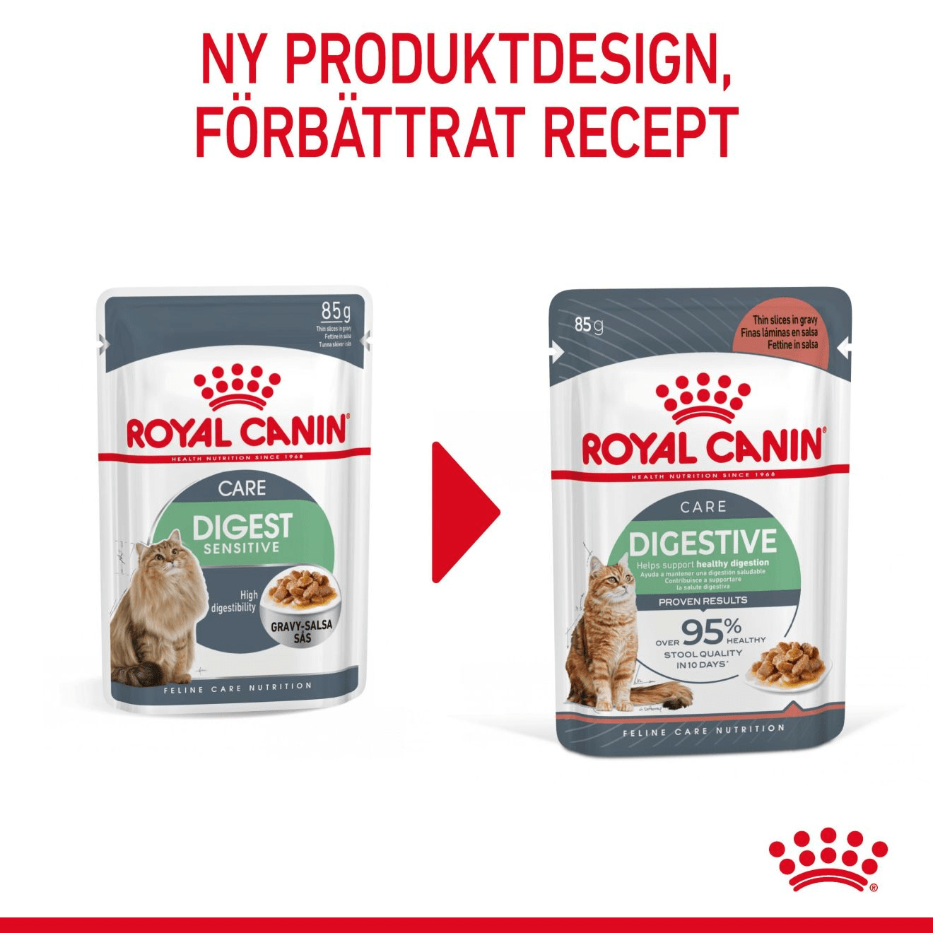 Royal Canin Digestive Care Gravy - Handla på Gaston