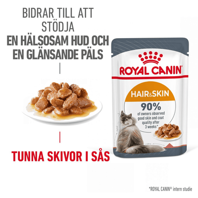 Royal Canin Hair & Skin Gravy - Handla på Gaston