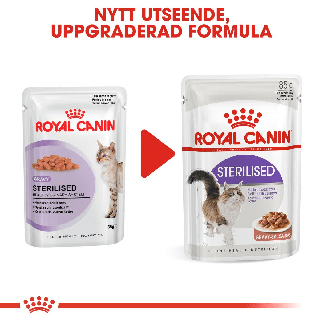 Royal Canin Sterilised Gravy - Handla på Gaston