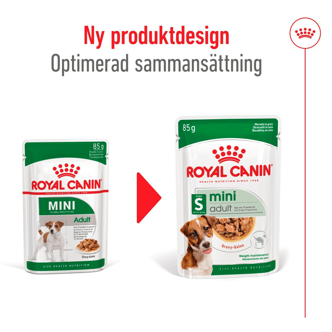 Royal Canin Mini Adult Gravy - Handla på Gaston