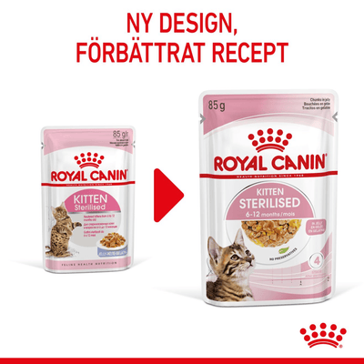 Royal Canin Kitten Sterilised Jelly - Handla på Gaston