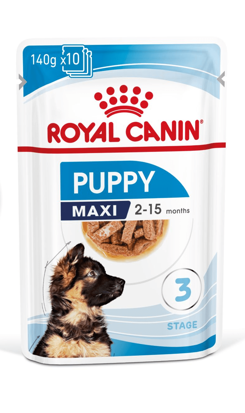 Royal Canin Maxi Puppy Gravy - Handla på Gaston
