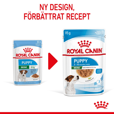 Royal Canin Mini Puppy Gravy - Handla på Gaston