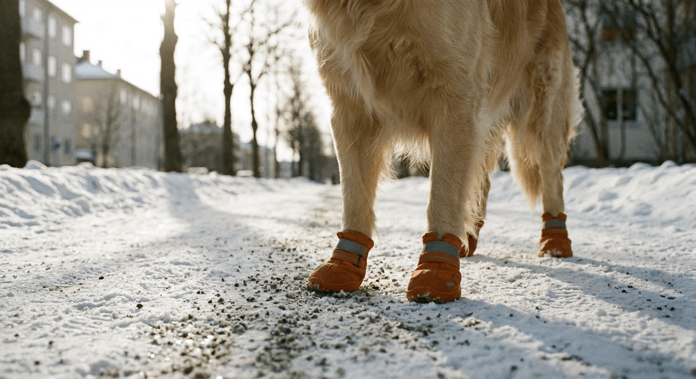 Hundskor vinter: Skydda tassarna mot is och salt - Gaston