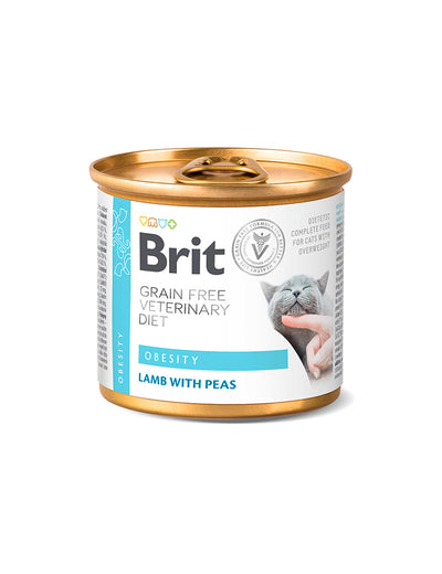 Brit GF Vet Diet Cat Cans Obesity