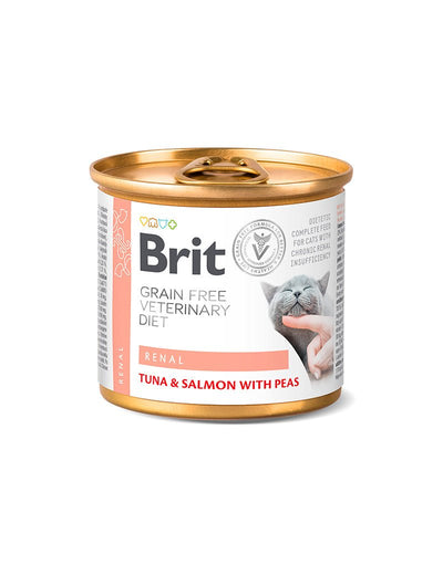 Brit GF Vet Diet Cat Cans Renal - Handla på Gaston