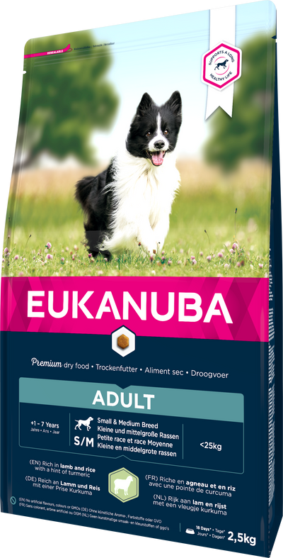 Eukanuba Dog Adult Small / Medium Lamb & Rice