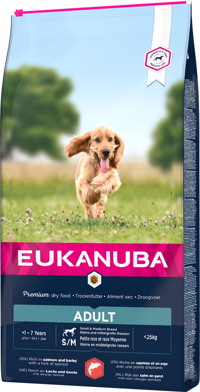 Eukanuba Dog Adult Small / Medium Salmon & Barley