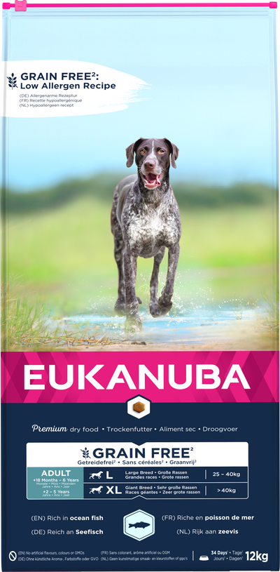 Eukanuba Dog Grain Free Adult Large Ocean Fish