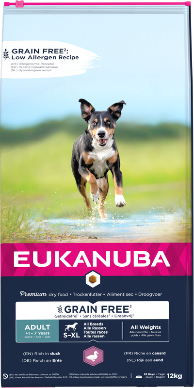 Eukanuba Dog Grain Free Adult Duck
